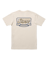 The Stance Mens Script Seal T-Shirt in Canvas