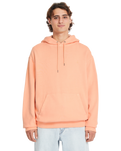 The Volcom Mens Single Stone Pullover Hoodie in Pale Peach