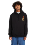 The Volcom Mens Gonyvaders Pullover Hoodie in Black