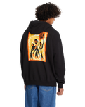 The Volcom Mens Gonyvaders Pullover Hoodie in Black