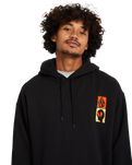The Volcom Mens Gonyvaders Pullover Hoodie in Black