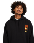 The Volcom Mens Gonyvaders Pullover Hoodie in Black