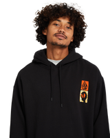 The Volcom Mens Gonyvaders Pullover Hoodie in Black