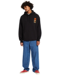 The Volcom Mens Gonyvaders Pullover Hoodie in Black
