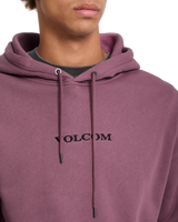 The Volcom Mens Stone Hoodie in Orchid