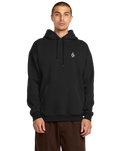 The Volcom Mens Skidder Hoodie in Black