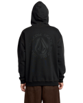 The Volcom Mens Skidder Hoodie in Black