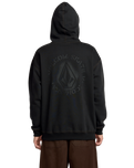 The Volcom Mens Skidder Hoodie in Black