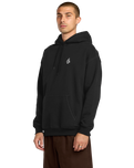The Volcom Mens Skidder Hoodie in Black