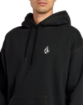 The Volcom Mens Skidder Hoodie in Black