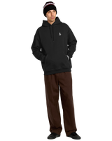 The Volcom Mens Skidder Hoodie in Black