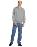 Workwear Hoodie in Heather Grey