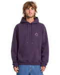 The Volcom Mens Watanite Hoodie in Dark Purple