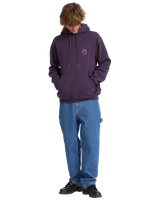 The Volcom Mens Watanite Hoodie in Dark Purple