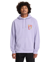 The Volcom Mens Longo Cats Hoodie in Purple Ash