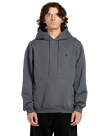 Single Stone Hoodie in Asphalt Black