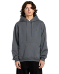 Single Stone Hoodie in Asphalt Black