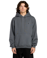 Single Stone Hoodie in Asphalt Black