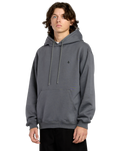 Single Stone Hoodie in Asphalt Black