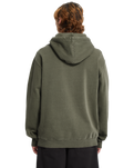 The Volcom Mens Single Stone Pullover Hoodie in Dark Olive