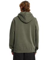 The Volcom Mens Single Stone Pullover Hoodie in Dark Olive