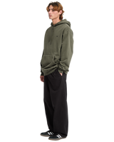 The Volcom Mens Single Stone Pullover Hoodie in Dark Olive