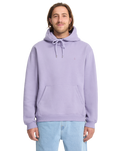 Single Stone Hoodie in Purple Ash