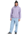 Single Stone Hoodie in Purple Ash