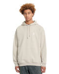 The Volcom Mens Skidder Hoodie in Light Khaki