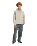 The Volcom Mens Skidder Hoodie in Light Khaki