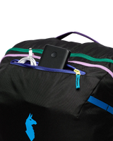 The Cotopaxi Allpa 42L Travel Backpack in Del Día Dark