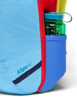 The Cotopaxi Allpa 42L Travel Backpack in Del Día