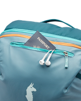 Allpa 42L Travel Backpack in Blue Spruce & Abyss