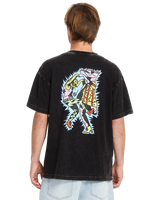 The Volcom Mens Bob Mollema 1 T-Shirt in Light Acid Black