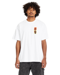 The Volcom Mens Gonyvaders T-Shirt in White