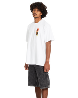 The Volcom Mens Gonyvaders T-Shirt in White