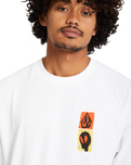 The Volcom Mens Gonyvaders T-Shirt in White