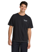 The Volcom Mens Timewave T-Shirt in Antique Black