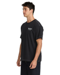 The Volcom Mens Timewave T-Shirt in Antique Black
