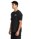 The Volcom Mens Timewave T-Shirt in Antique Black