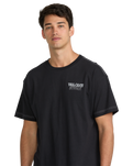The Volcom Mens Timewave T-Shirt in Antique Black