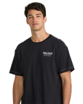 The Volcom Mens Timewave T-Shirt in Antique Black