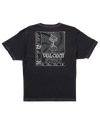 The Volcom Mens Timewave T-Shirt in Antique Black
