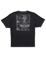 The Volcom Mens Timewave T-Shirt in Antique Black