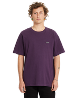 The Volcom Mens Pistol Stone T-Shirt in Grape Royale