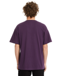 The Volcom Mens Pistol Stone T-Shirt in Grape Royale