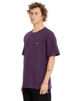 The Volcom Mens Pistol Stone T-Shirt in Grape Royale