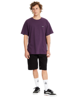 The Volcom Mens Pistol Stone T-Shirt in Grape Royale