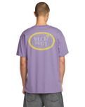 Tune In T-Shirt in Purple Ash
