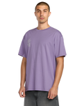Tune In T-Shirt in Purple Ash